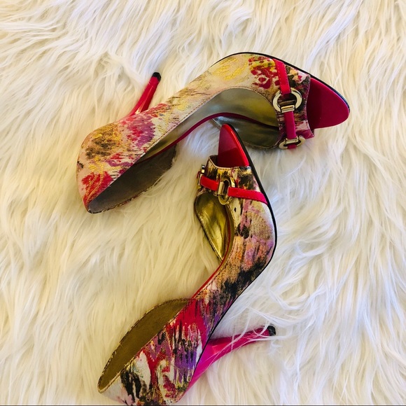 Brand New!! Open toe high heel shoes - Picture 2 of 8